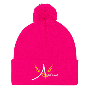 Pom Pom Knit Cap
