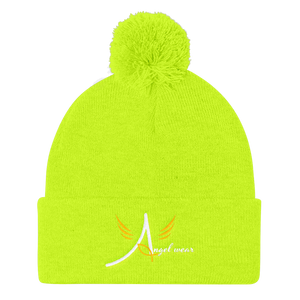 Pom Pom Knit Cap