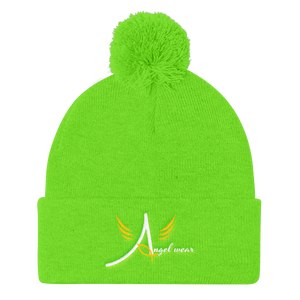 Pom Pom Knit Cap