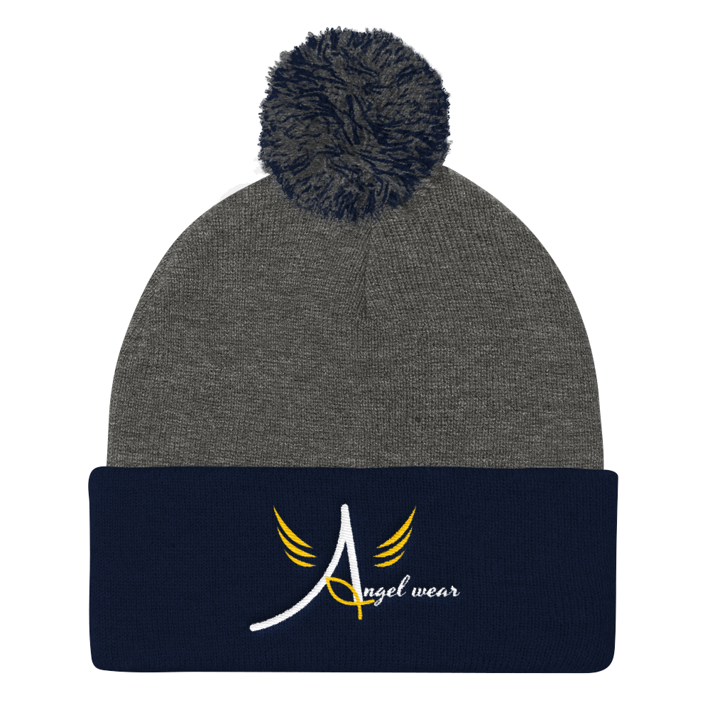 Pom Pom Knit Cap