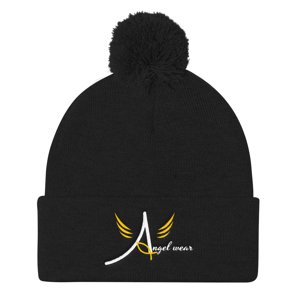 Pom Pom Knit Cap